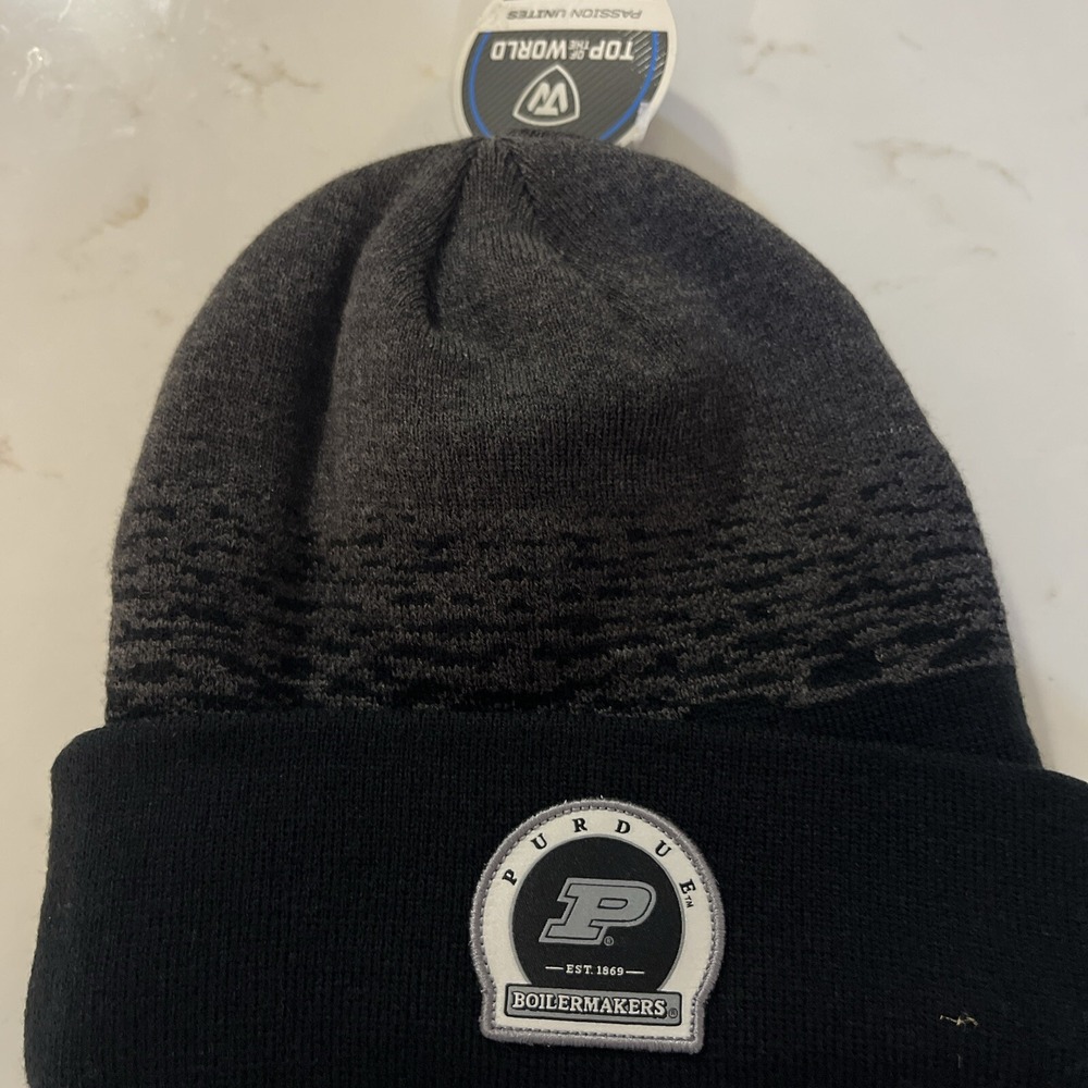 Top of the World Men's Purdue University Boilermakers Fashion Knit Cuffed Beanie